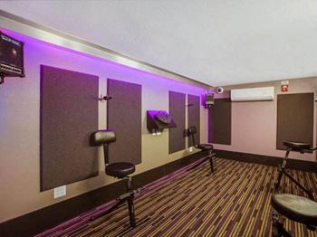 Music rehearsal room